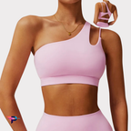 ObliqueFit - Top Deportivo Asimétrico Mujer