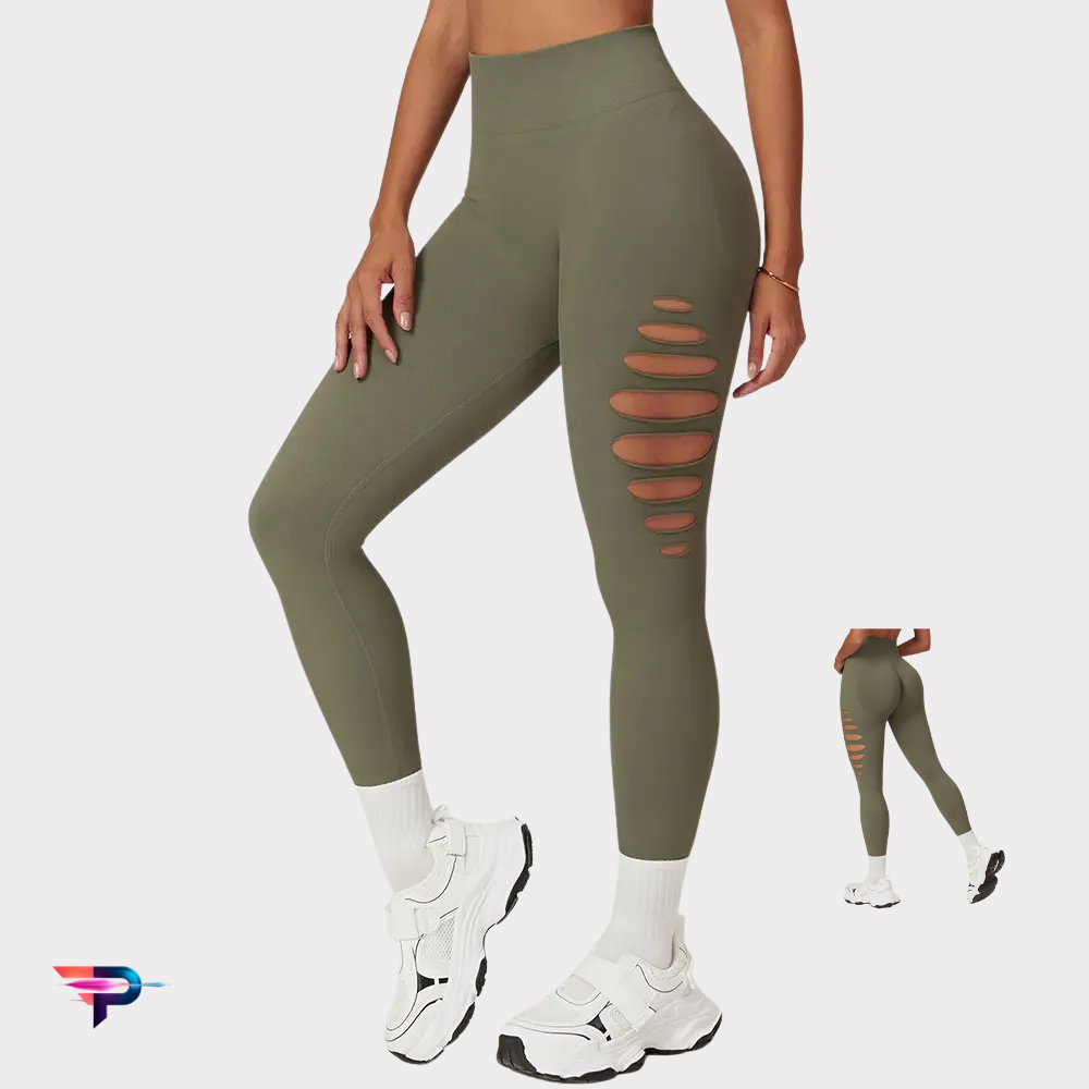 HollowFit - Leggings Mujer Seamless Push Up Cintura Alta