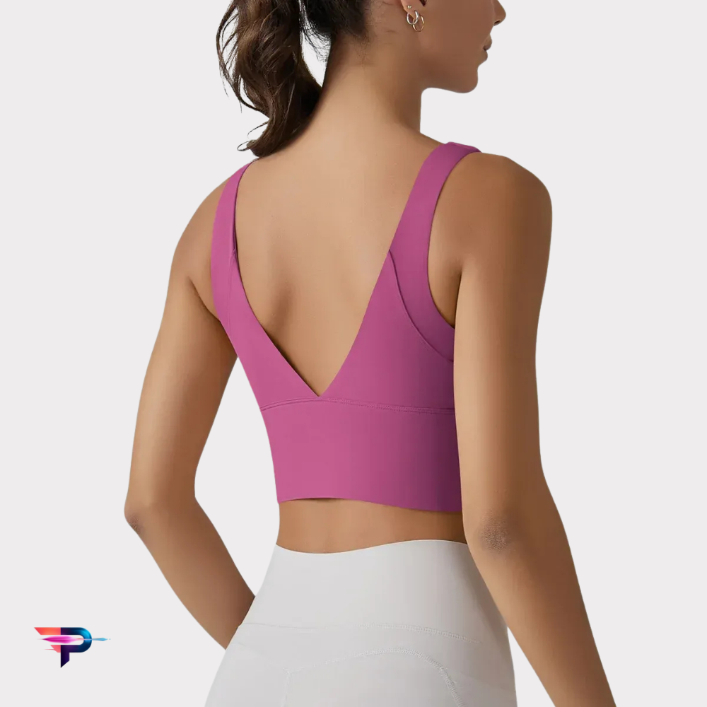 FlexGlow - Top Deportivo Mujer Push Up