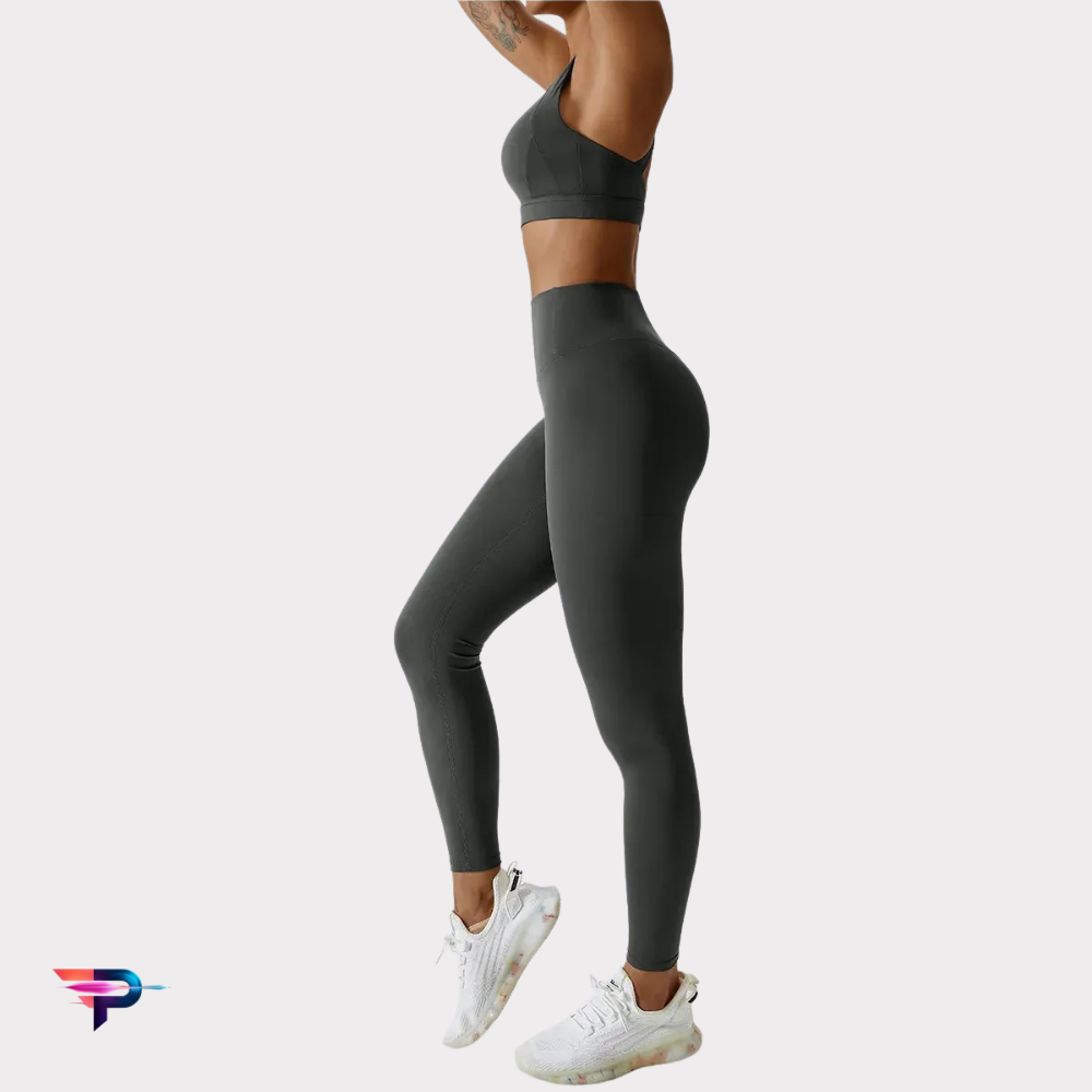 Conjunto LUX FIT Pro Mujer: Sujetador Push Up + Leggings Cintura Alta