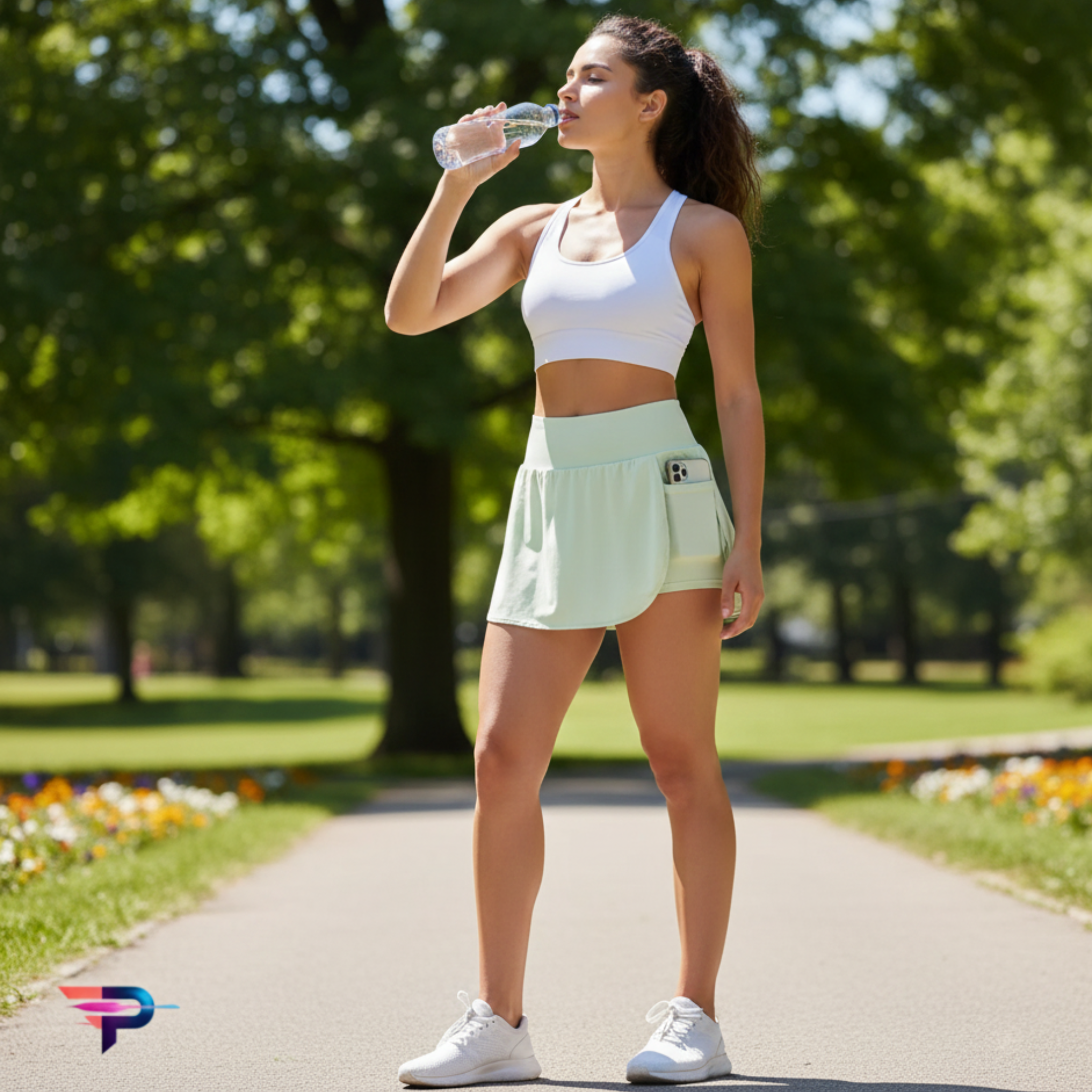 Falda Short Deportivo CourtFit 2 en 1