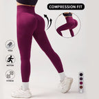 Leggings Deportivos Mujer Seamless Cintura Alta