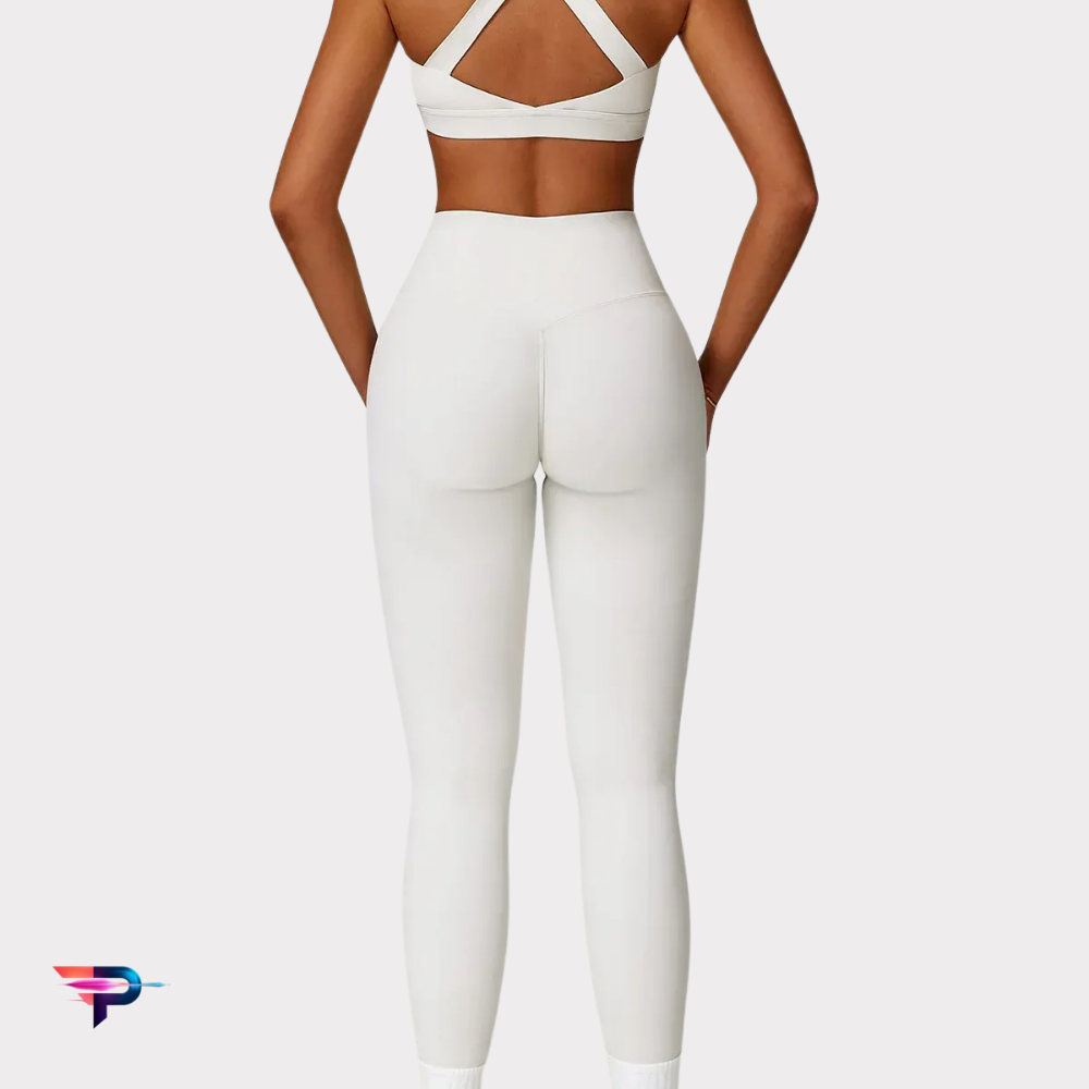 Conjunto LUX FIT Pro Mujer: Sujetador Push Up + Leggings Cintura Alta