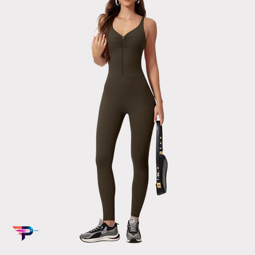 Mono Deportivo Mujer con Cremallera