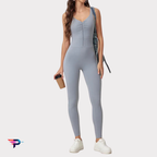 Mono Deportivo Mujer con Cremallera