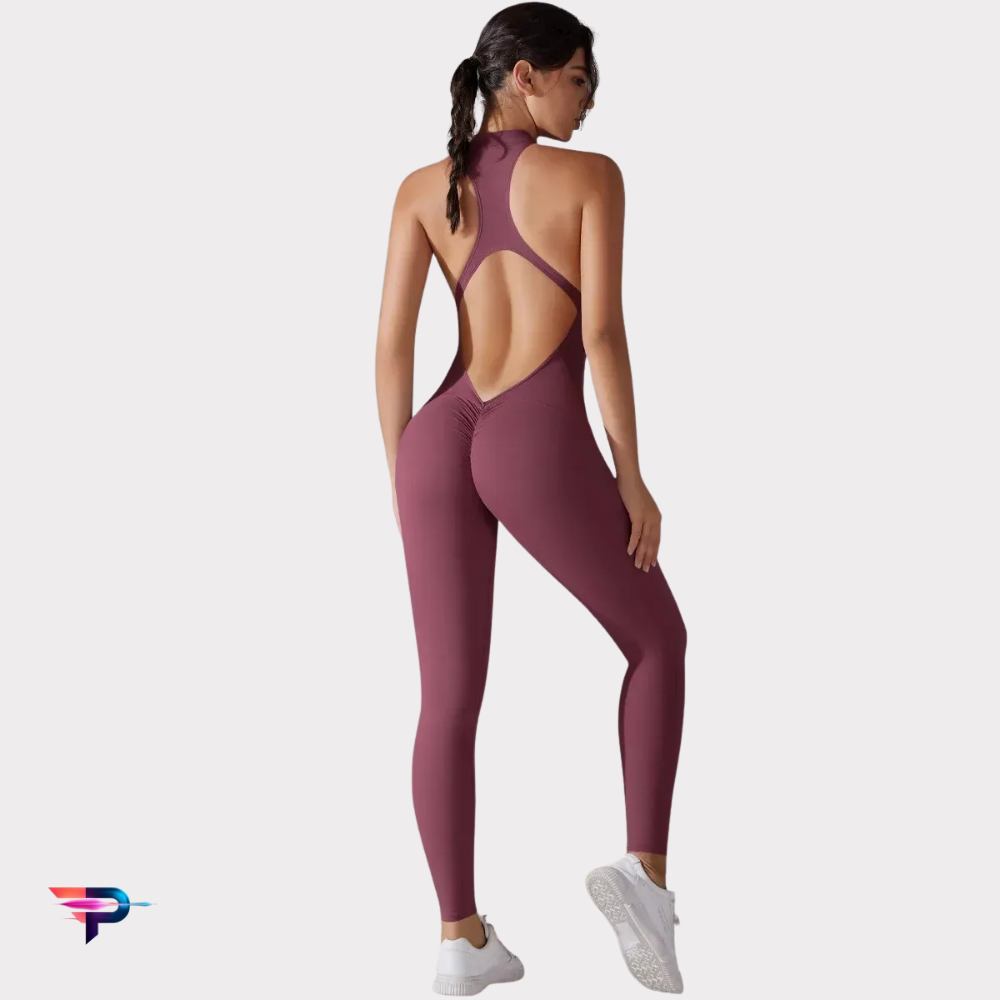 Power Flow - Mono Deportivo Mujer Espalda Descubierta