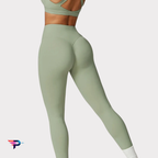 Conjunto LUX FIT Pro Mujer: Sujetador Push Up + Leggings Cintura Alta