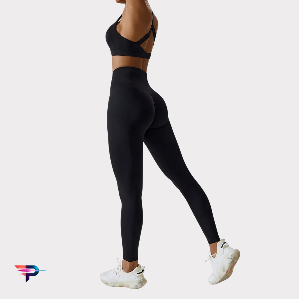 Conjunto LUX FIT Pro Mujer: Sujetador Push Up + Leggings Cintura Alta