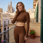 Top Deportivo Manga Larga Slim Fit Mujer | Soporte y Estilo