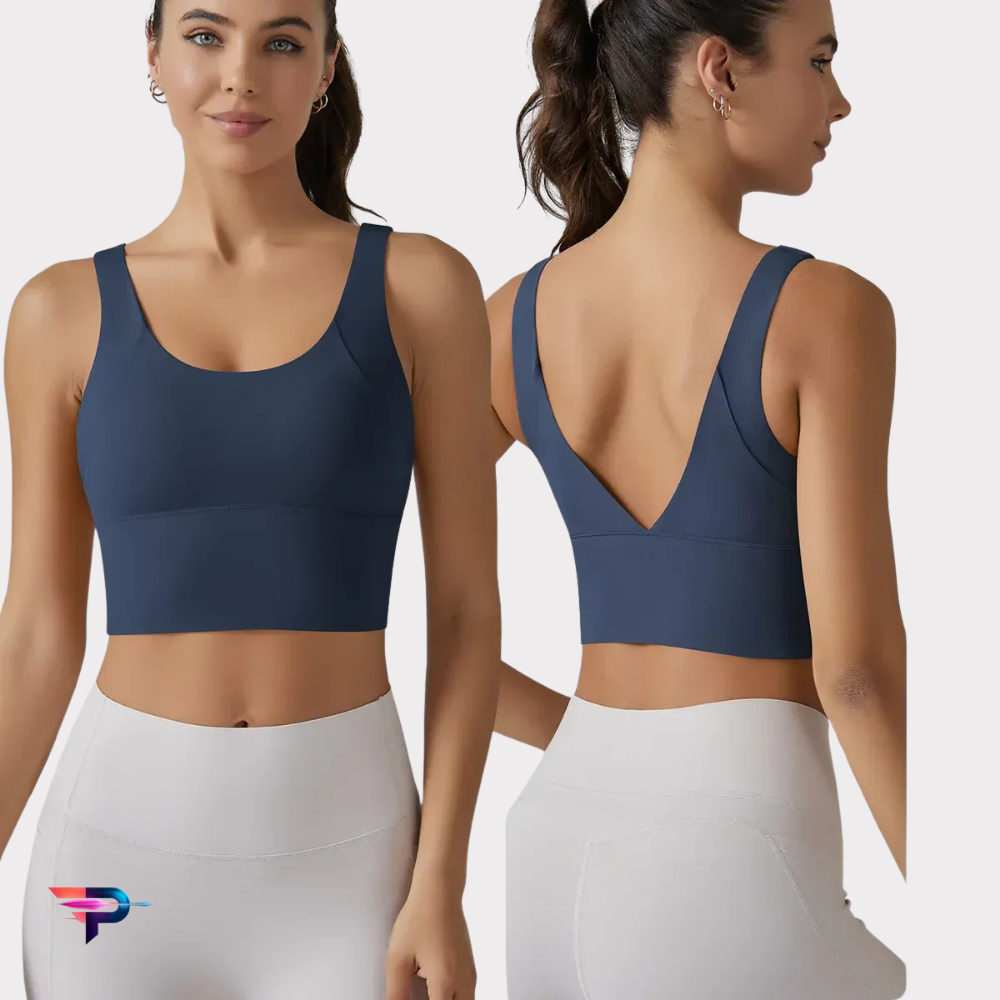 FlexGlow - Top Deportivo Mujer Push Up