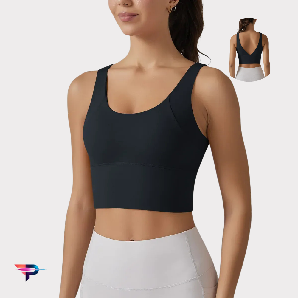 FlexGlow - Top Deportivo Mujer Push Up